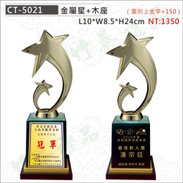 金屬木質獎座